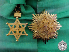 Ethiopia. An Order Of Solomon's Seal, Grand Officer's Set, Type Ii With Ethiopian Crown