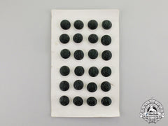 Germany. A Complete Set Of 24 1933-1935 Prussian State Forrestry Tunic Buttons On Salesman's Board
