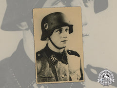 Germany. An Early Studio Photograph Of Ss-Vt Engineer Unit Member