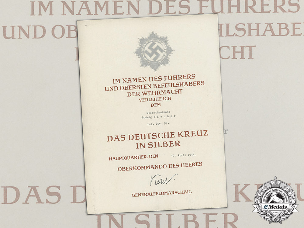 a_german_cross_in_silver_award_document_to_oberstleutnant_ludwig_fischer_c2017_000734