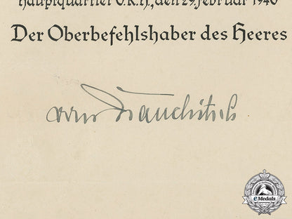 germany,_wehrmacht._a_promotion_document_with_original_signature_by_von_brauchitsch_c2017_000778_1_1_1