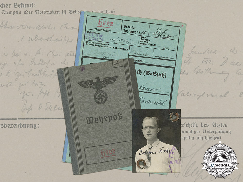 germany,_heer._a_wehrpaß&_gesundheitsbuch_to_nco_johann_dohr(_wia,_eastern_front)_c2017_001095