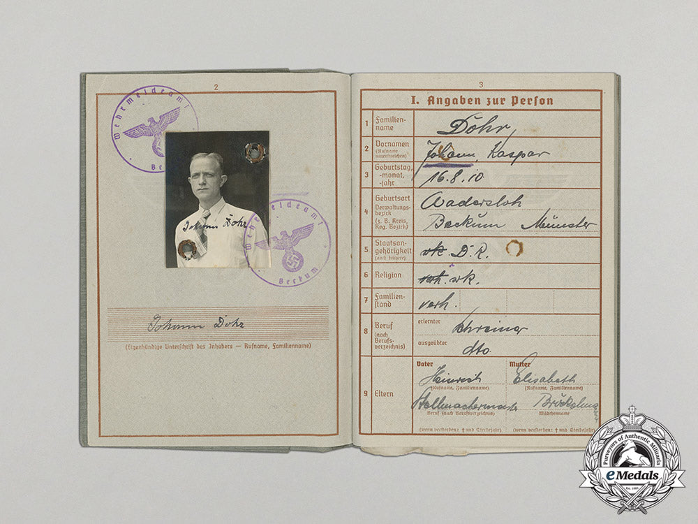 germany,_heer._a_wehrpaß&_gesundheitsbuch_to_nco_johann_dohr(_wia,_eastern_front)_c2017_001100