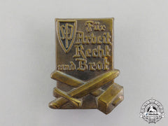 Germany. A Sudeten Party “For Labour, Justice, And Bread” Election Badge
