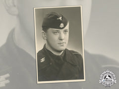 Germany. A 1944 Studio Portrait Of A Young Ss-Mann