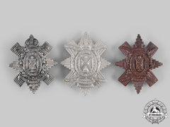 Canada. Three Black Watch (Royal Highland Regiment) Of Canada Glengarry Badges