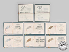 Germany, Drl. A Set Of Drl/Nsrl Sports Competition Certificates To Hans Peters