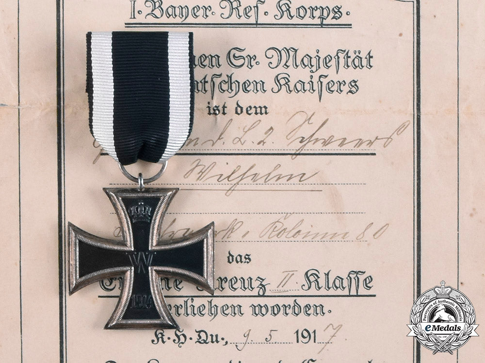 germany,_imperial._a1914_iron_cross_ii_class_with_document_to_corporal_wilhelm_schweers_c20193_emd4783