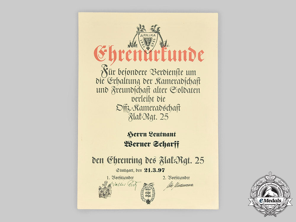 germany,_federal_republic._three_veteran_association’s_award_certificates_to_dak_leutnant_scharff_c20207_mnc9086_1