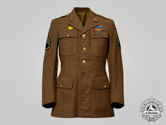 United States. A Staff Sergeant Dress Tunic With Post-War Rangers Patch, C.1945