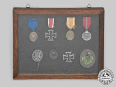 Germany, Wehrmacht. A Lot Of Medals And Badges, Veteran’s Assembly