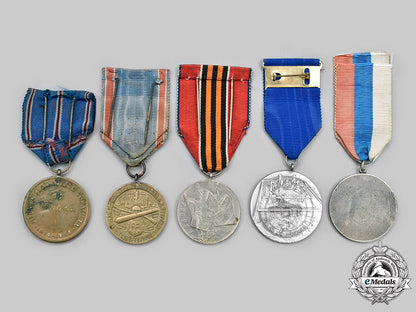 czechoslovakia,_republic;_slovakia,_republic._a_lot_of_five_commemorative_medals_c2020_042_mnc1253