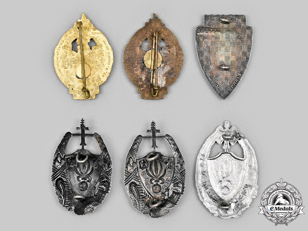 france,_iii_republic._a_lot_of_six_south-_east_asia_service_french_foreign_legion_badges_c2020_056_mnc7716_1_1