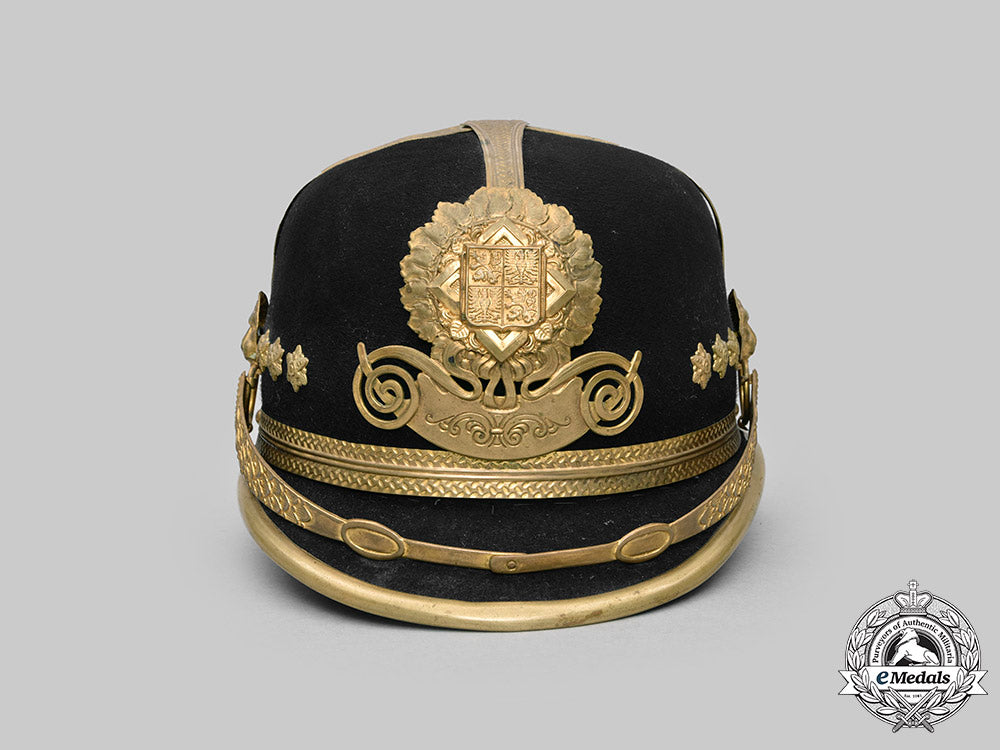 bohemia&_moravia,_protectorate._a_municipal_police_officer-_grade_felt_helmet,_by_jan_malina_c2020_059_mnc0861