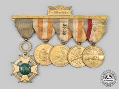 Cuba, Republic. An Order Of Military Merit & Distinguished Service Medal Bar