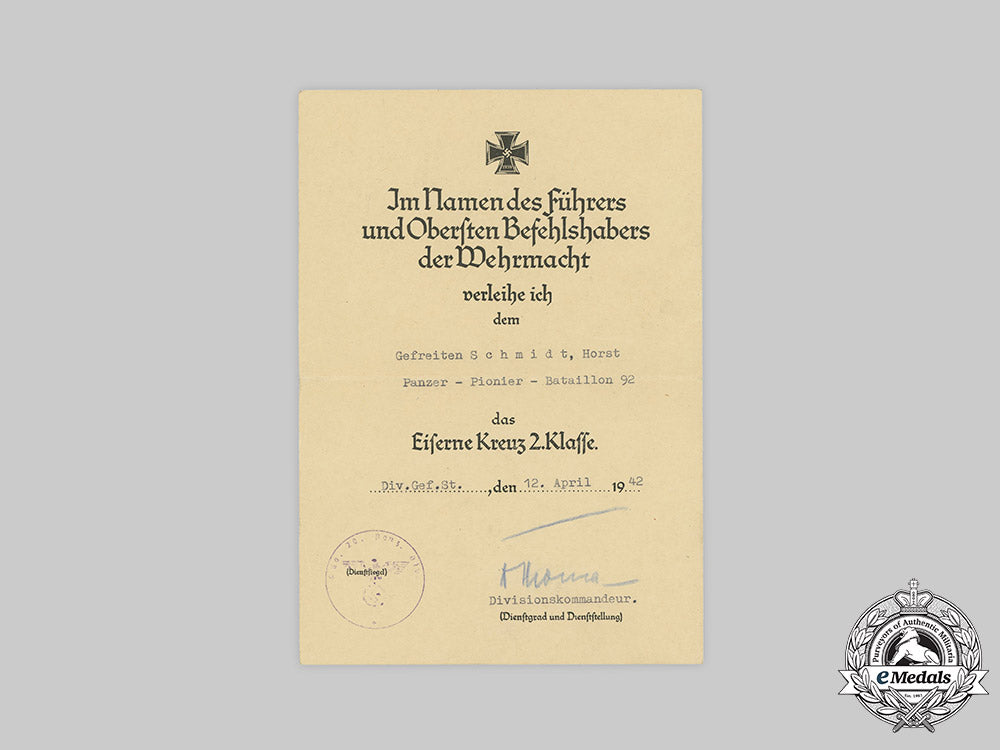 germany,_heer._a_lot_of_award_documents_to_horst_schmidt,20_panzer-_division_c2020_071emd_079_1