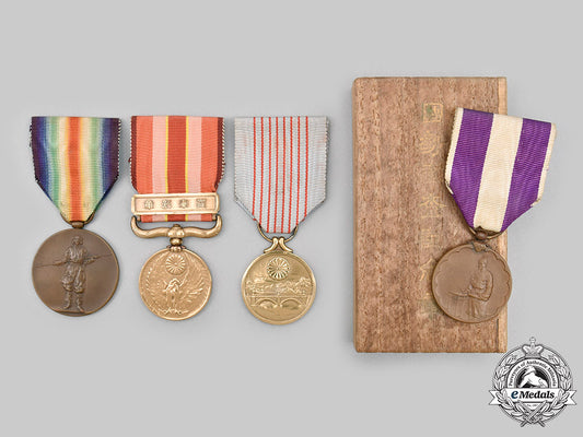 japan,_empire._four_campaign_medals_c2020_075_mnc8401