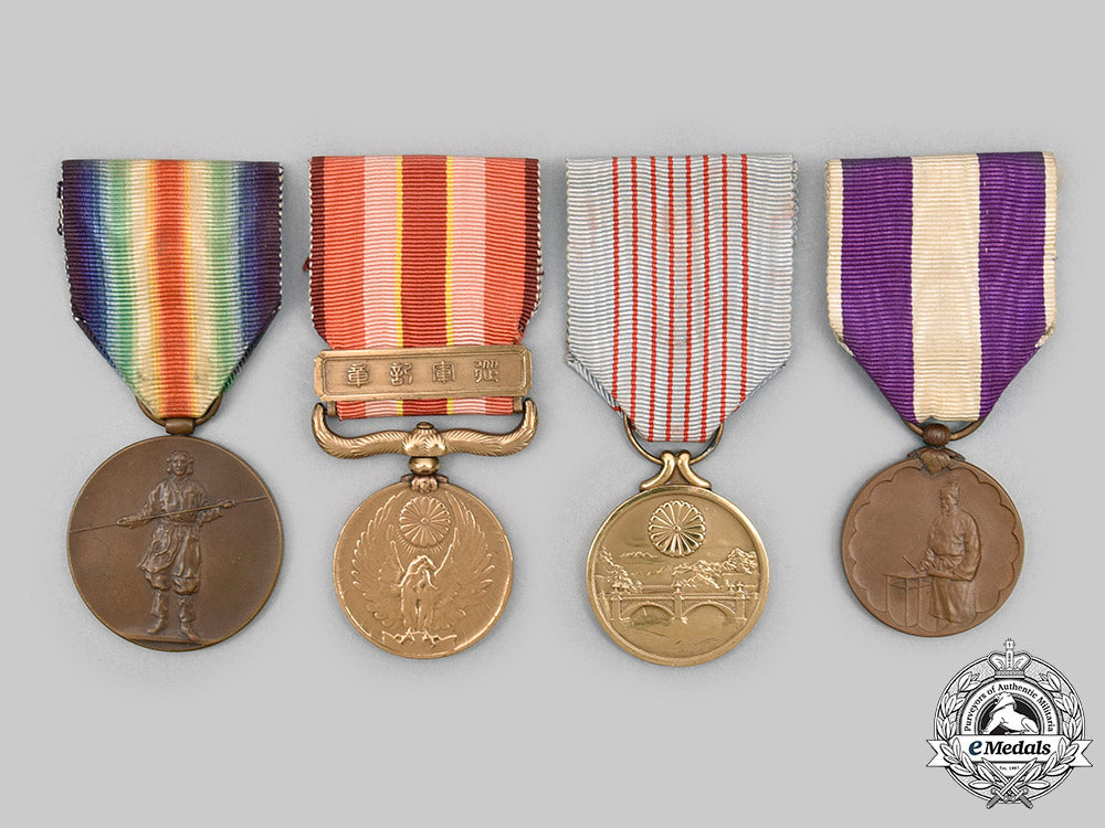 japan,_empire._four_campaign_medals_c2020_076_mnc8403