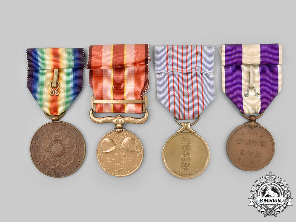 japan,_empire._four_campaign_medals_c2020_077_mnc8405