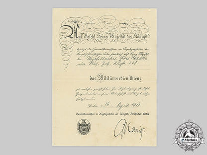 germany,_imperial._a_prussian_military_merit_cross_award_document_to_vizefeldwebel_haark1918_c2020_078emd_087