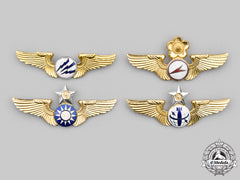 China, Republic. Four Republic Of China Air Force Badges