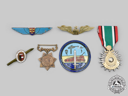 austria,_pakistan,_saudi_arabia,_international._a_lot_of_six_medals_and_badges_c2020_091_mnc1493_1
