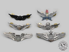 United States. A Lot Of Six Air Force And Army Wings