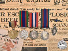 Canada, United Kingdom. A First And Second War Lot Of Nine Items
