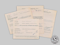 Croatia, Independent State. A Lot Of Award Documents To Wehrmacht Personnel