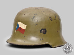 Czechoslovakia, First Republic. A German-Manufactured Czechoslovak M31 Steel Helmet