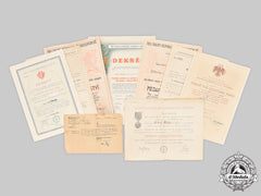 Czechoslovakia. A Lot Of Czechoslovakian Award Documents
