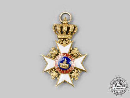 mecklenburg-_schwerin._an_order_of_the_wendish_crown,_miniature_cross_in_gold,_c.1900_c2020_143_mnc7003