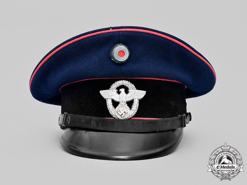 germany,_feuerschutzpolizei._an_em/_nco’s_visor_cap,_by_georg_rieder_c2020_147_mnc4239_1