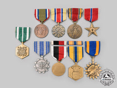 United States. A Lot Of Nine Medals