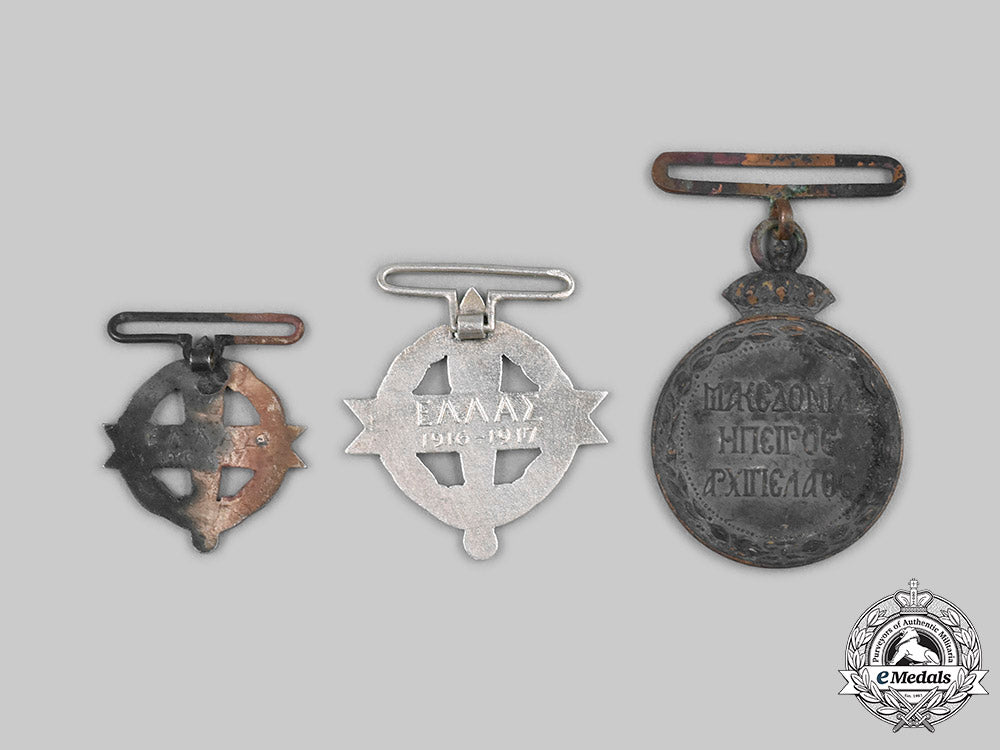 greece,_kingdom._three_miniature_medals_c2020_167_mnc3309_1