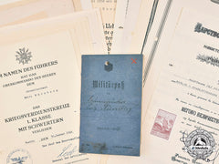 Germany, Heer. The Award Documents & Correspondence Of Oberstleutnant Nürnberg, 97. Jäger-Division