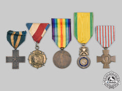 Europe. A Lot Of Five First War Awards