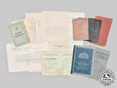 Slovakia, I Republic. A Mixed Lot Of Identity Booklets And Documents