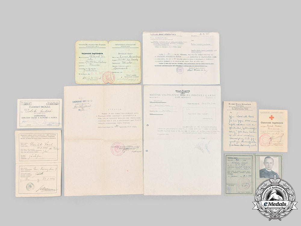slovakia,_i_republic._a_mixed_lot_of_identity_booklets_and_documents_c2020_177_mnc1760_1