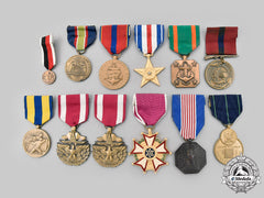 United States. A Lot Of Twelve Medals