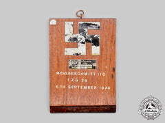 Germany, Luftwaffe. A Battle Of Britain Downed Messerschmitt 110 Souvenir