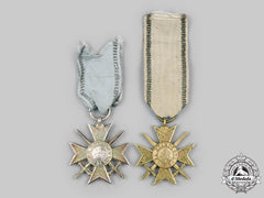 Bulgaria, Kingdom: Two Military Order For Bravery, Soldier's Crosses For Bravery, C.1916