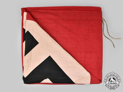 Germany, Nsdap. A Large Nsdap Banner Flag, Allied Veteran Inscribed