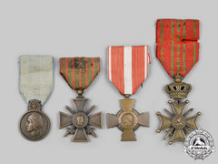 Belgium, Kingdom; France, Iii Republic. A Lot Of Medals & Awards