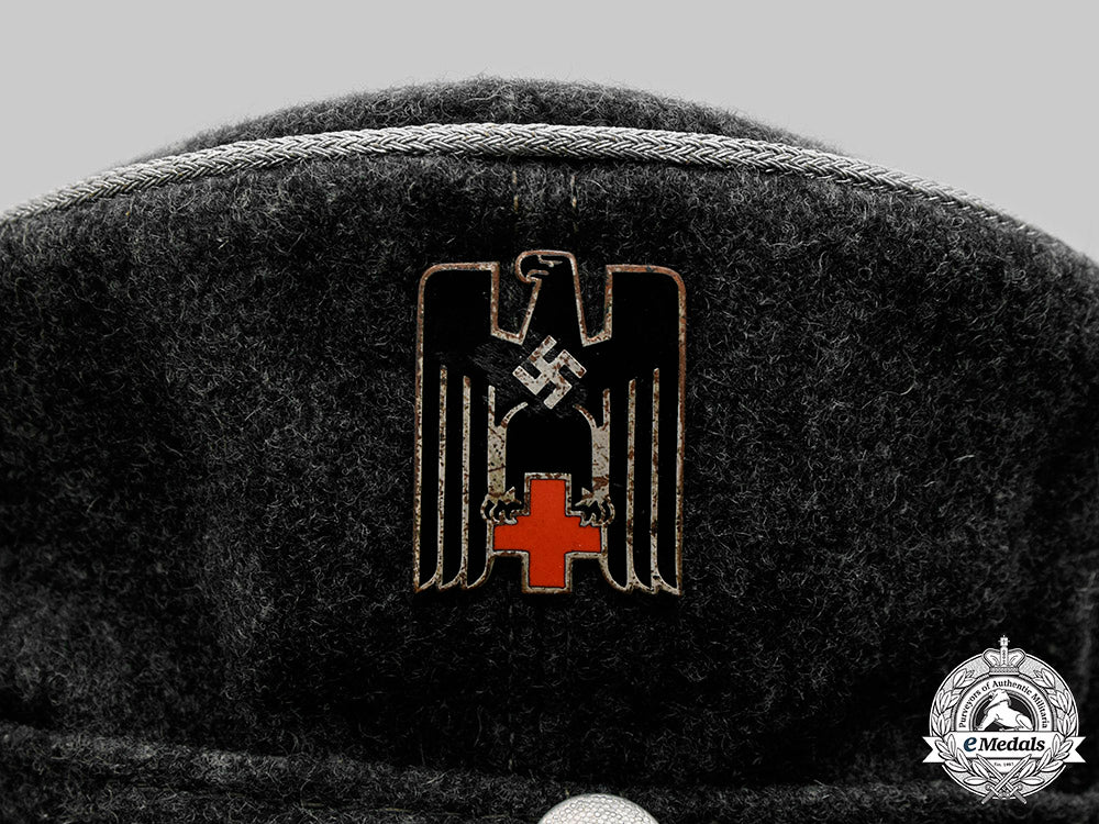帽子 Drk Germany, Drk. A Red Cross Officer's M43-Style Cap & Medical Pouch