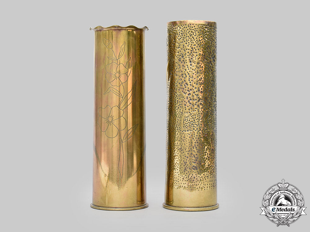 slovakia,_i_republic._a_pair_of_eastern_front_trench_art_brass_shells_c2020_219_mnc2654_1