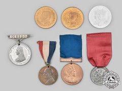 United Kingdom, Australia. A Lot Of Seven Commemorative Medals