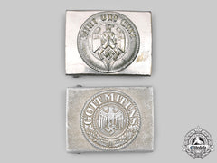 Germany, Third Reich. A Pair Of Belt Buckles