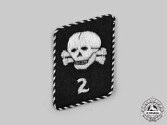 Germany, Ss. A Ss-Totenkopfverbände 2Nd Sturm Collar Tab