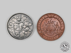 Canada, United Kingdom. Two Kennel Club/Canine Society Award Medals
